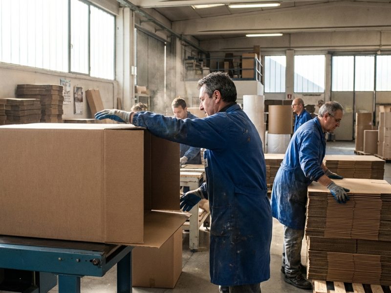 Scatole per imballaggio su misura: qualità italiana